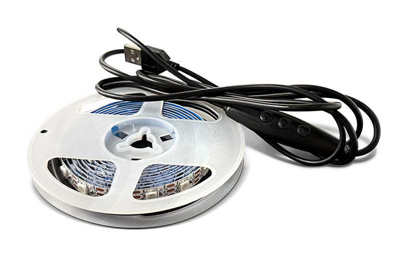 LED Strip Ambient Light Kit – 3m USB-Powered Strips (Set of 2)