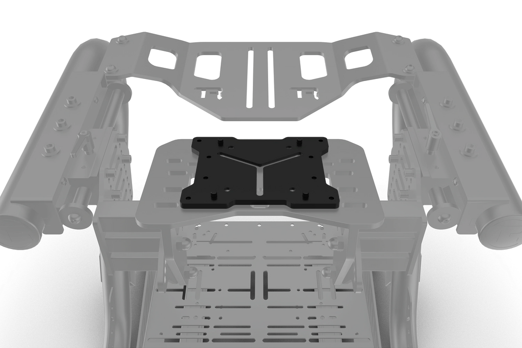 TR-One Wheel Mount Plate Adapter for Asetek Wheelbases