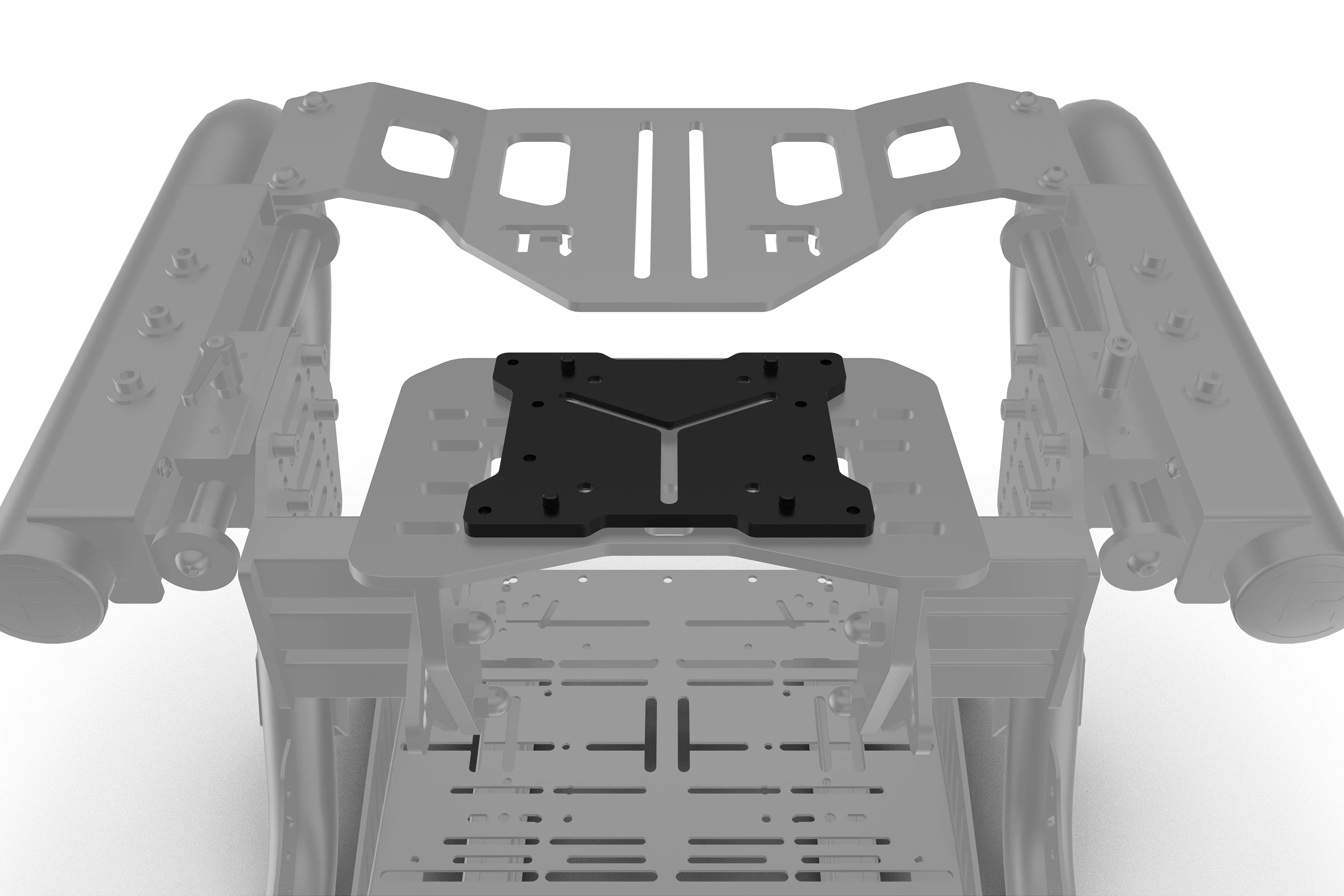 TR-One Wheel Mount Plate Adapter for Asetek Wheelbases