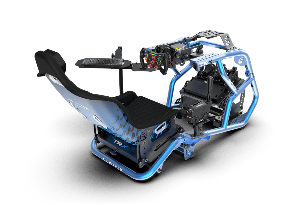 Free-Standing Adjustable Keyboard & Mouse Tray for Sim Racing & Flight Sim Cockpits