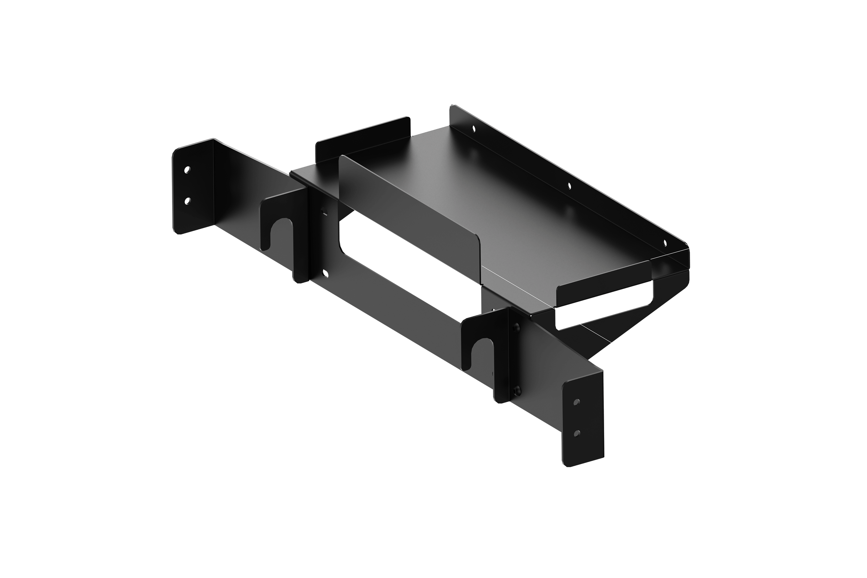PC Control Box Shelf for Tubular Monitor Stands