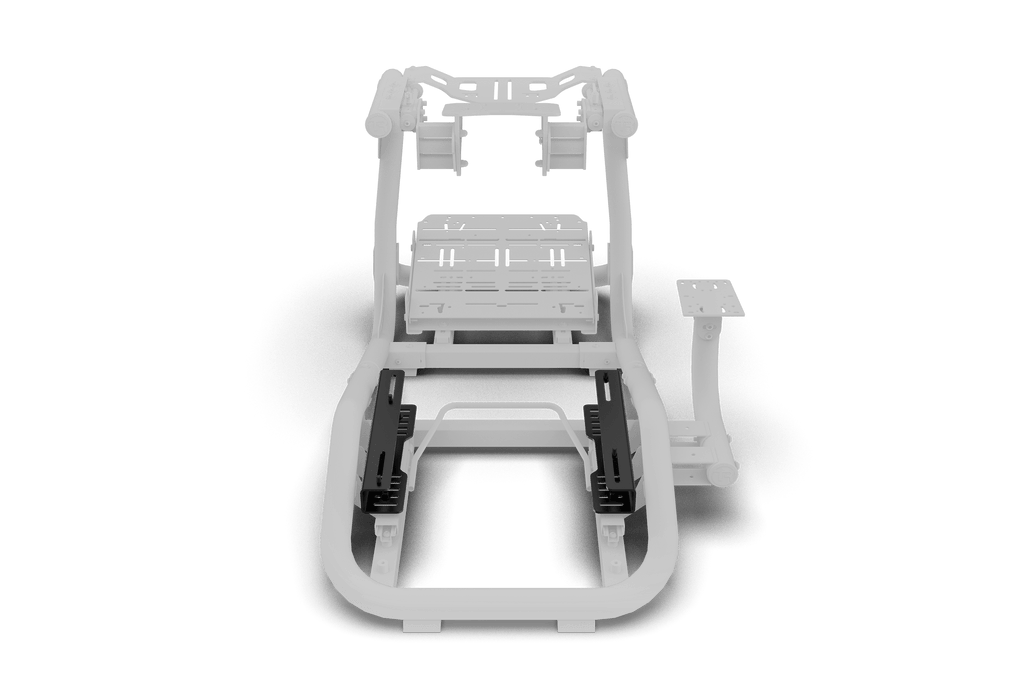 Recliner Sim Racing Seat — Premium Leather/Alcantara-Style Adjustable Seat