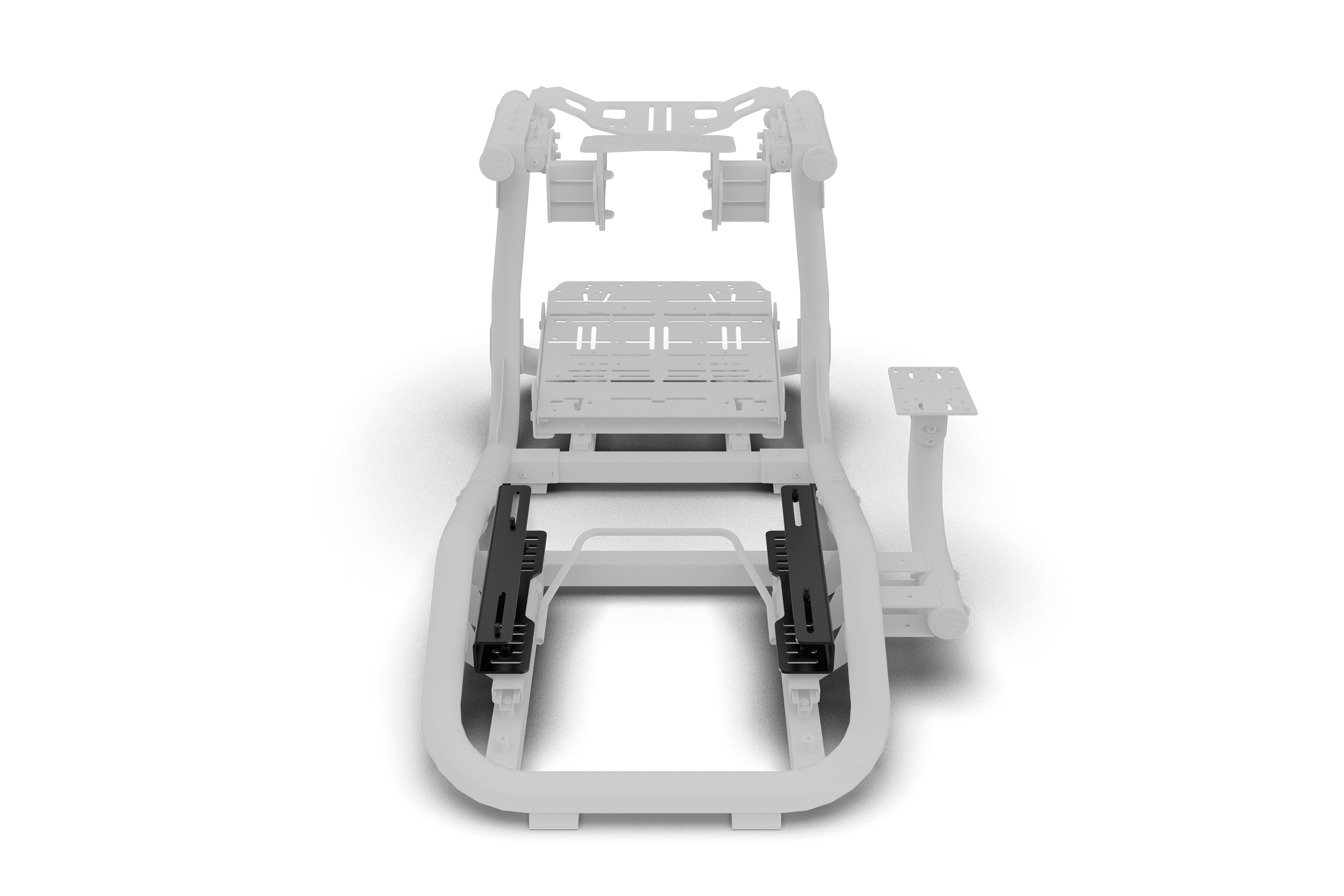 Recliner Sim Racing Seat — Premium Leather/Alcantara-Style Adjustable Seat