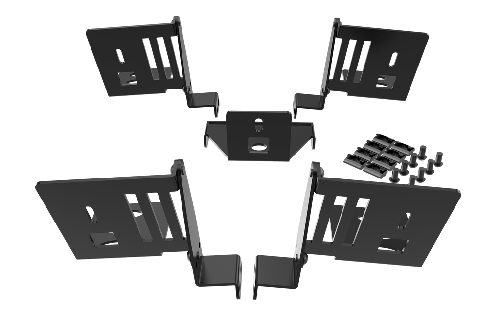Universal 5-Speaker Mount Kit for Aluminium Extrusion Sim Rigs