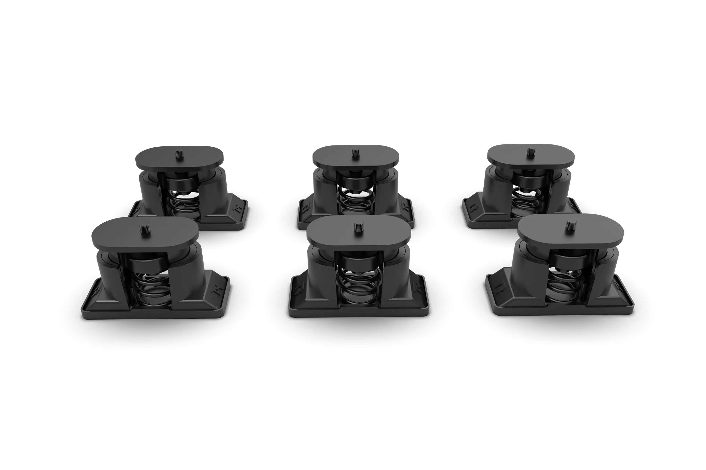 Vibration Isolation Foot Kit – Set of 6 Heavy-Duty Rubber Isolation Feet