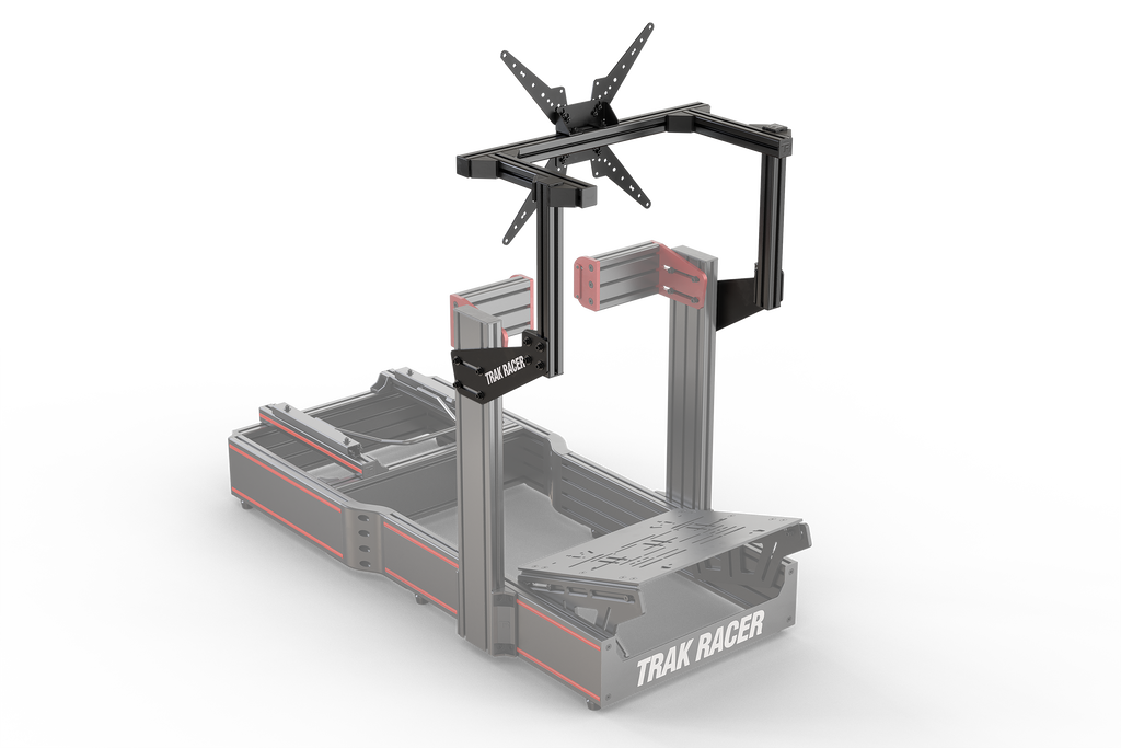 Cockpit-Mounted Single Monitor Stand (Lite) — Compact Monitor Mount for Sim Racing & Flight Sim Rigs