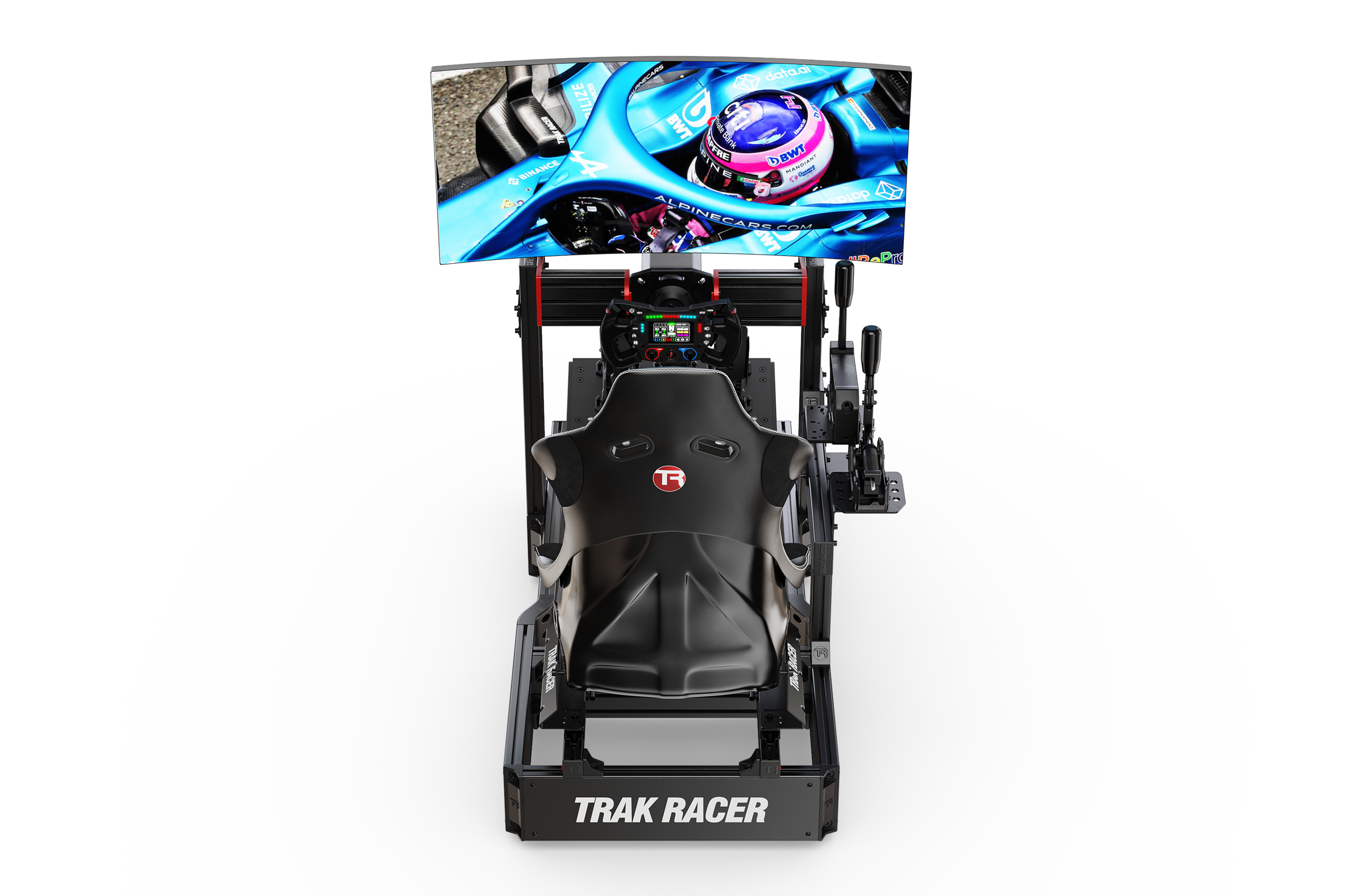 Cockpit-Mounted Single Monitor Stand (Lite) — Compact Monitor Mount for Sim Racing & Flight Sim Rigs