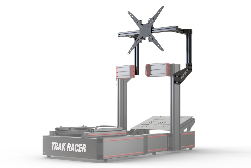 Cockpit-Mounted Single Monitor Stand (Lite) — Compact Monitor Mount for Sim Racing & Flight Sim Rigs