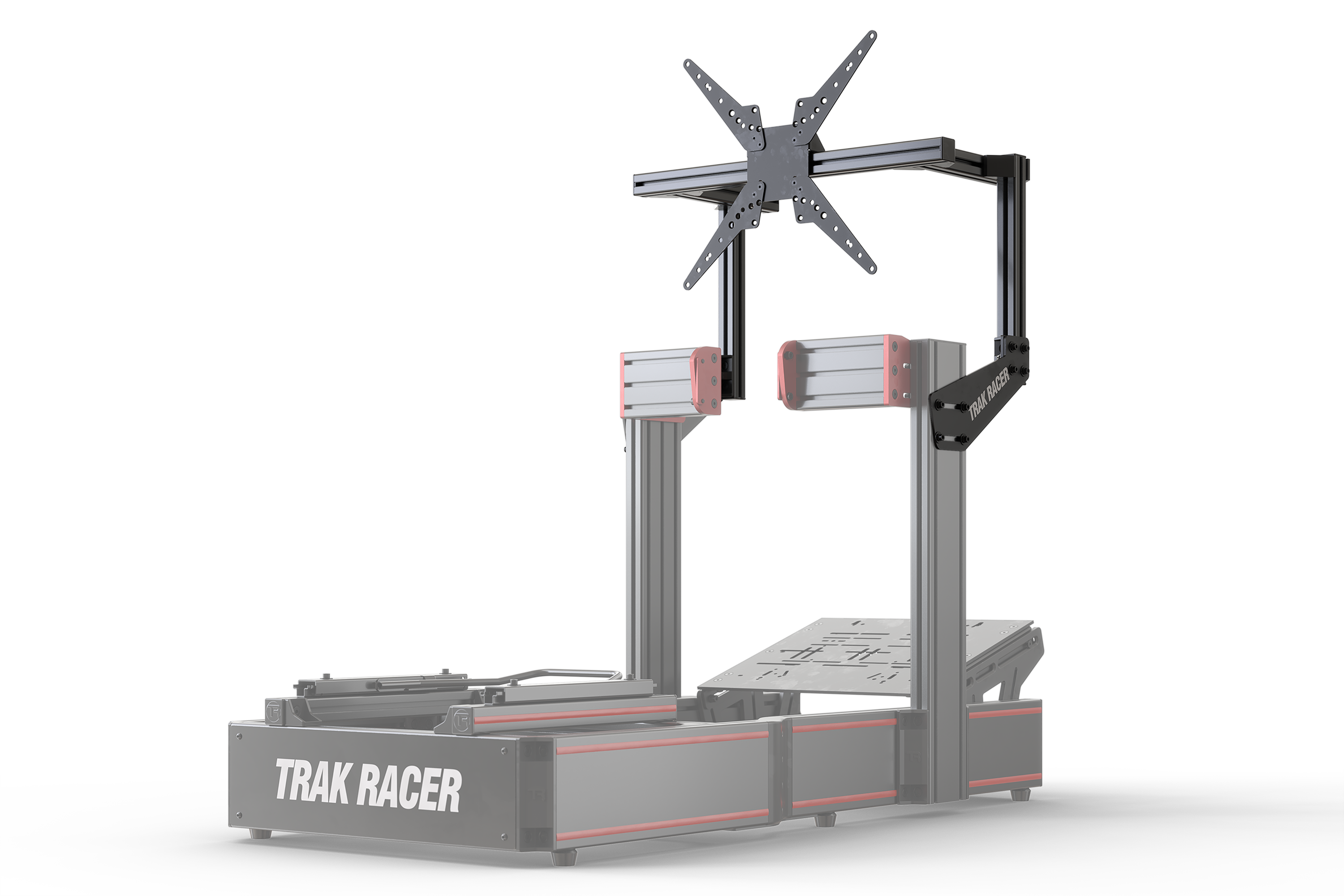 Cockpit-Mounted Single Monitor Stand (Lite) — Compact Monitor Mount for Sim Racing & Flight Sim Rigs
