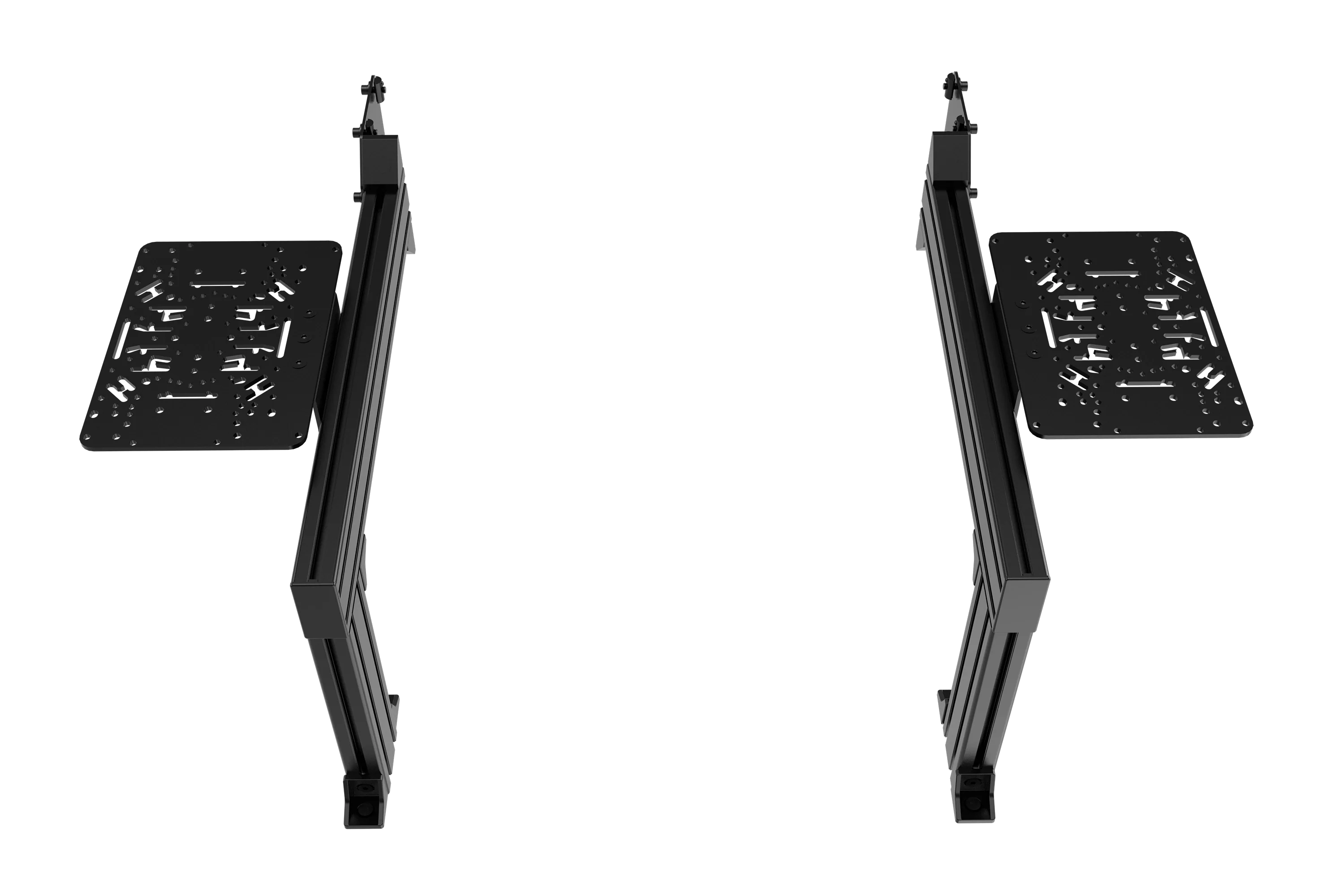 Flight Sim Control Mount Kit – 2 Side Supports, 200mm, for Aluminium Cockpits