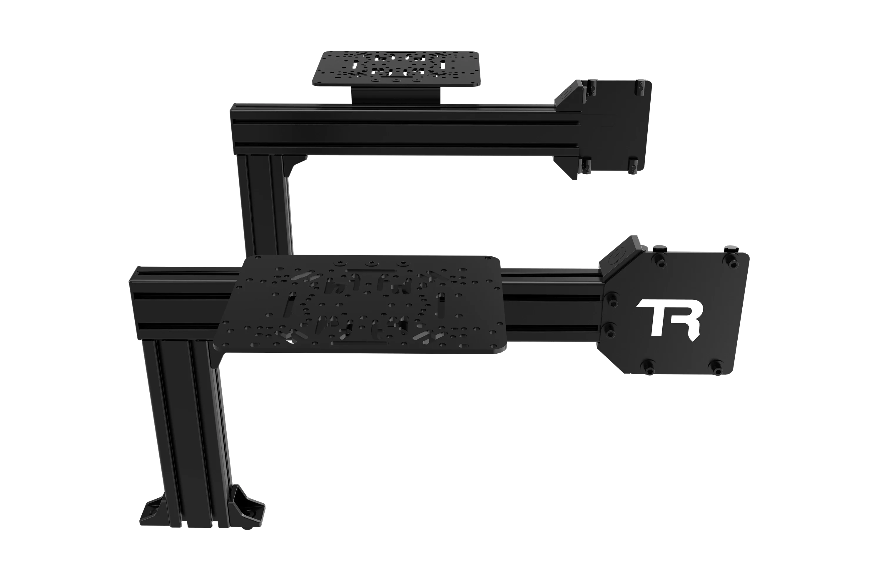 Flight Sim Control Mount Kit – 2 Side Supports, 200mm, for Aluminium Cockpits