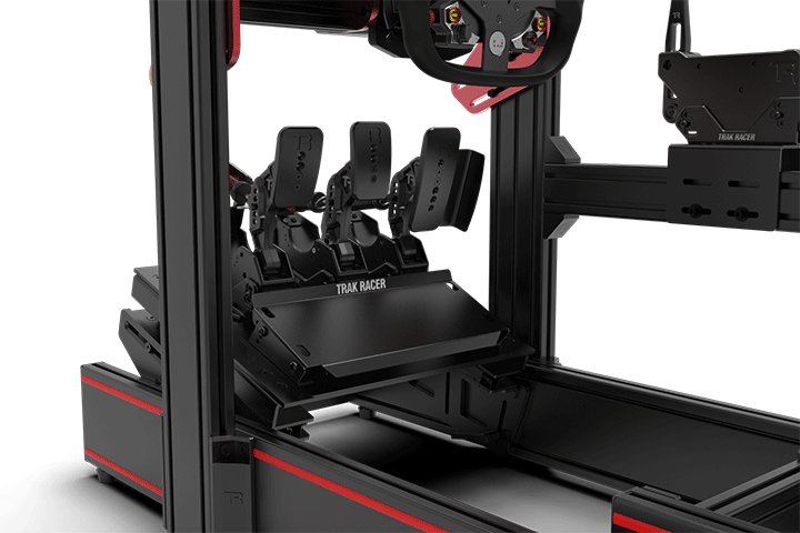 Quick-Adjust Dual Locking Pedal Slider System — For Trak Racer Extrusion Pedal Mounting Plates