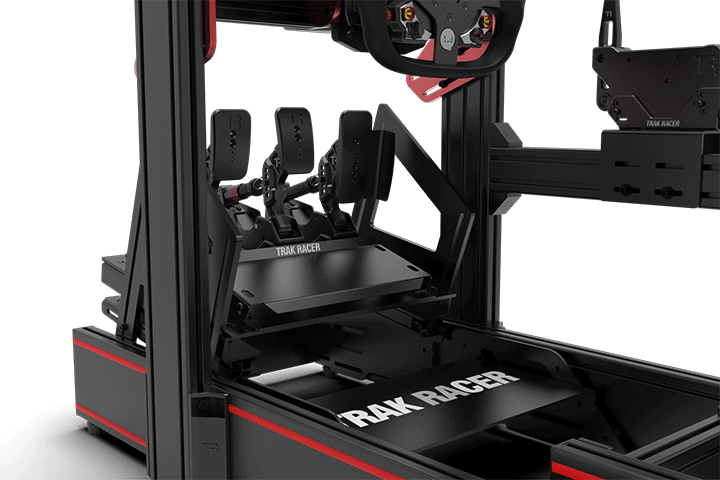 Quick-Adjust Dual Locking Pedal Slider System — For Trak Racer Extrusion Pedal Mounting Plates