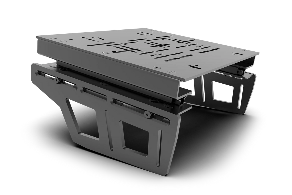 Quick-Adjust Dual Locking Pedal Slider System — For Trak Racer Extrusion Pedal Mounting Plates