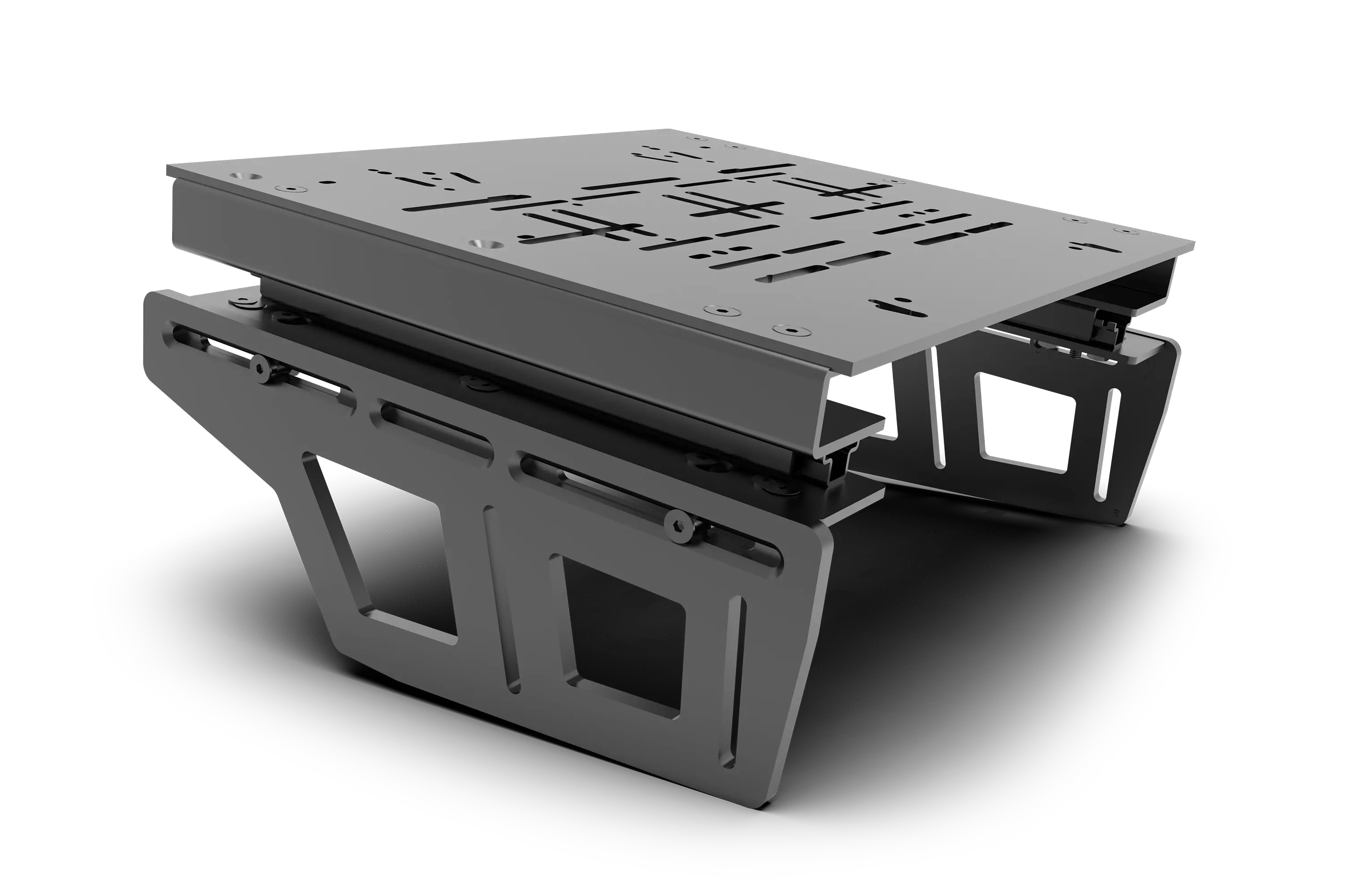 Quick-Adjust Dual Locking Pedal Slider System — For Trak Racer Extrusion Pedal Mounting Plates