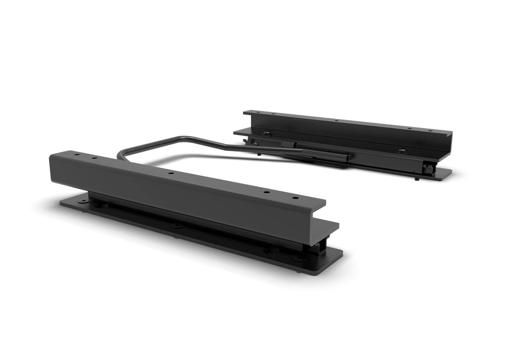 Quick-Adjust Dual Locking Pedal Slider System — For Trak Racer Extrusion Pedal Mounting Plates