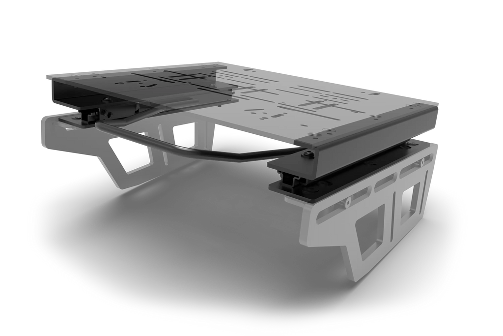 Quick-Adjust Dual Locking Pedal Slider System — For Trak Racer Extrusion Pedal Mounting Plates