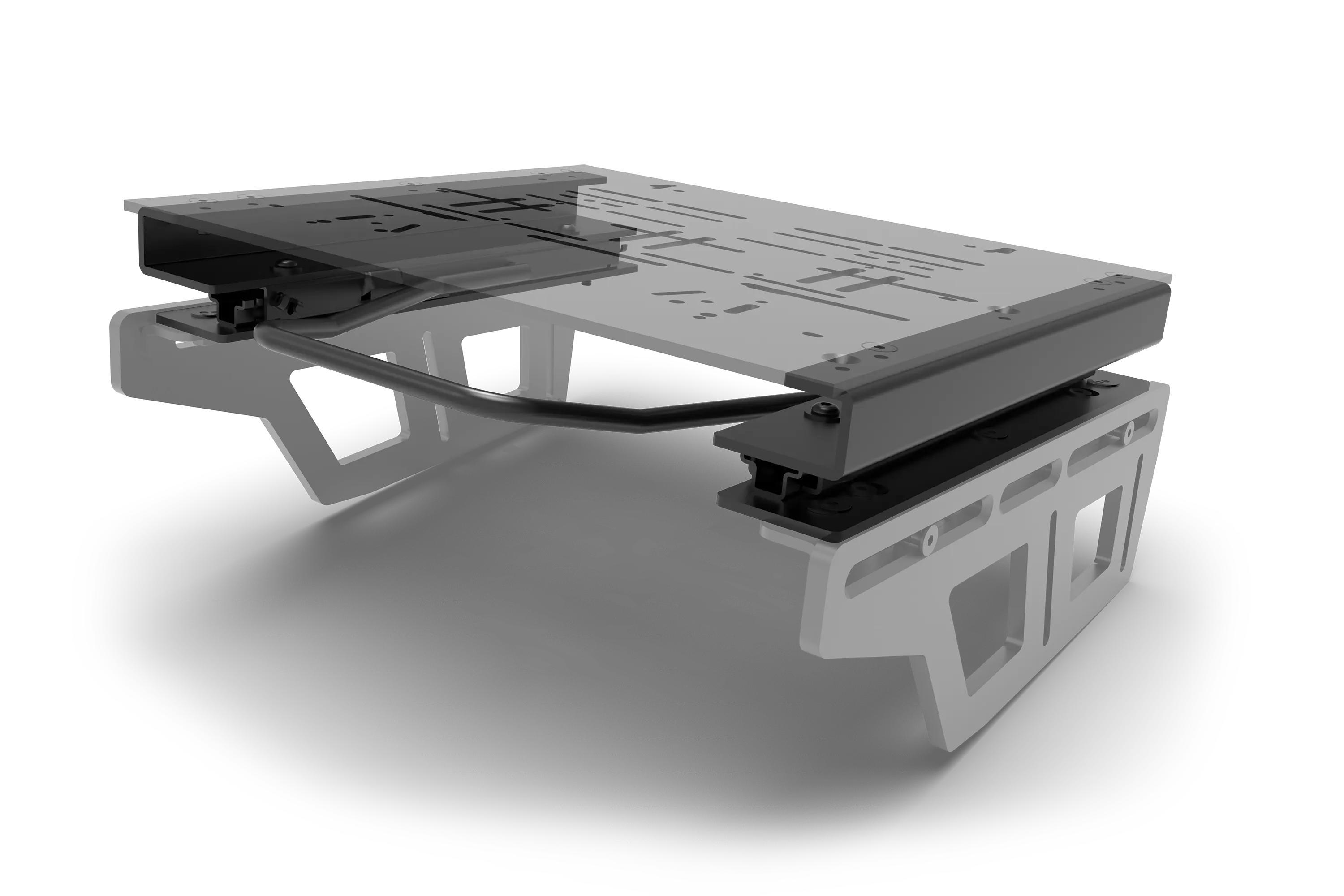 Quick-Adjust Dual Locking Pedal Slider System — For Trak Racer Extrusion Pedal Mounting Plates