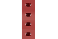 TR8020 Spare Corner Bracket - 160 x 40mm - Red