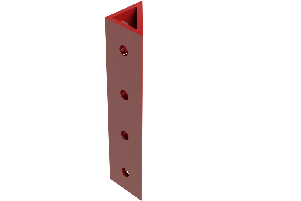TR8020 Spare Corner Bracket - 160 x 40mm - Red