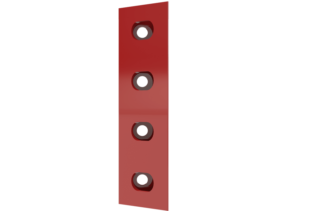 TR8020 Spare Corner Bracket - 160 x 40mm - Red