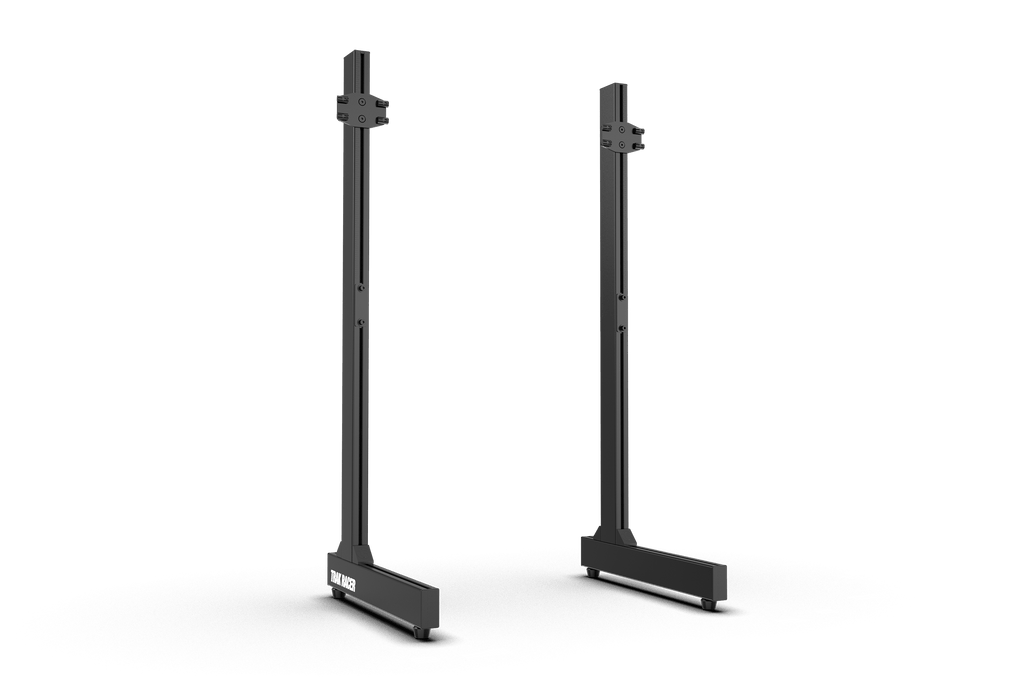 Freestanding Monitor Stand Leg Support Kit with Rubber Floor Protectors