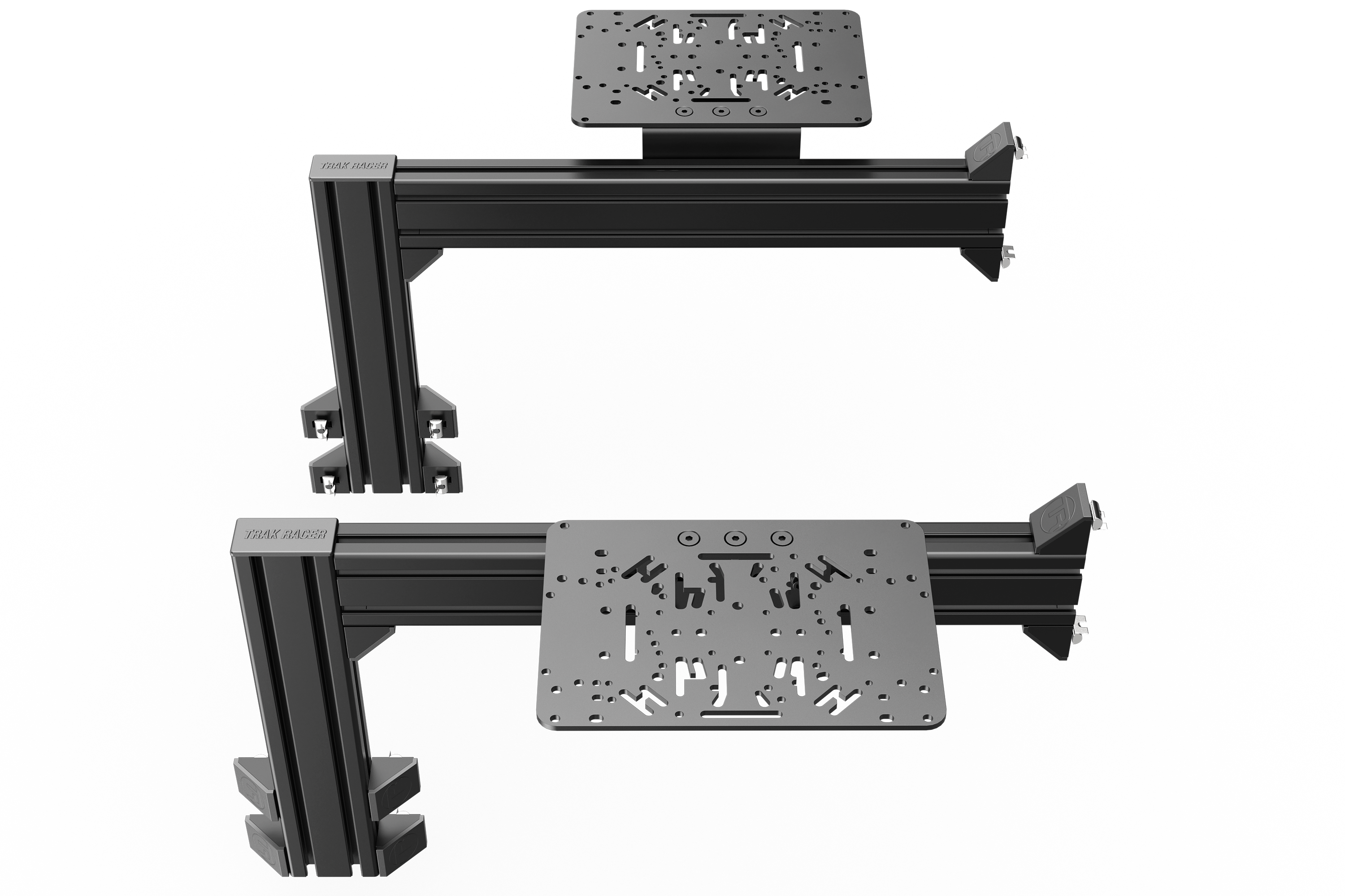 Flight Sim Control Mount Kit – 2 Side Supports, Adjustable 350mm, for Aluminium Cockpits