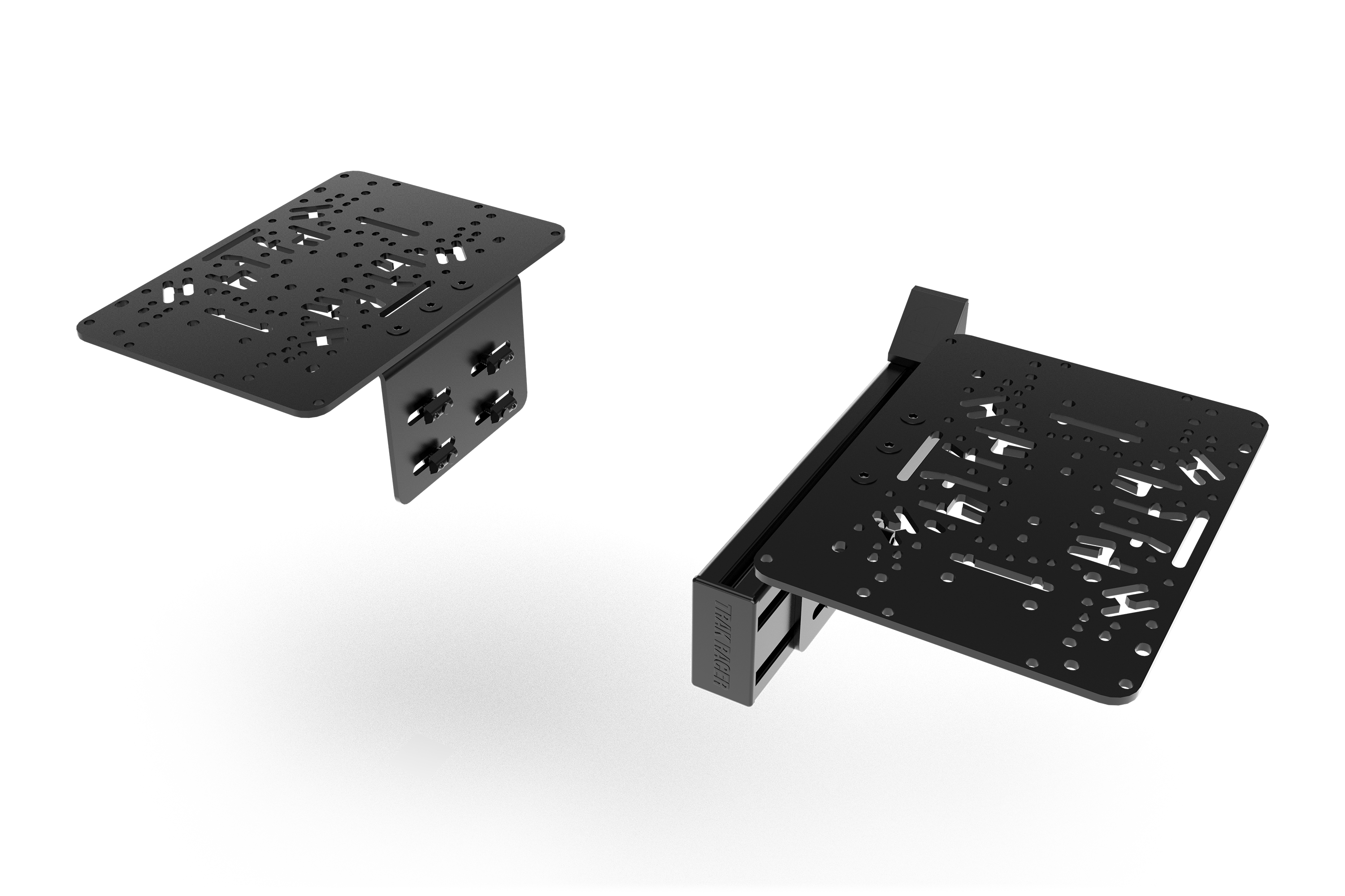 Flight Sim Control Mount Kit – 1 Side Support, 240mm, for Aluminium Cockpits