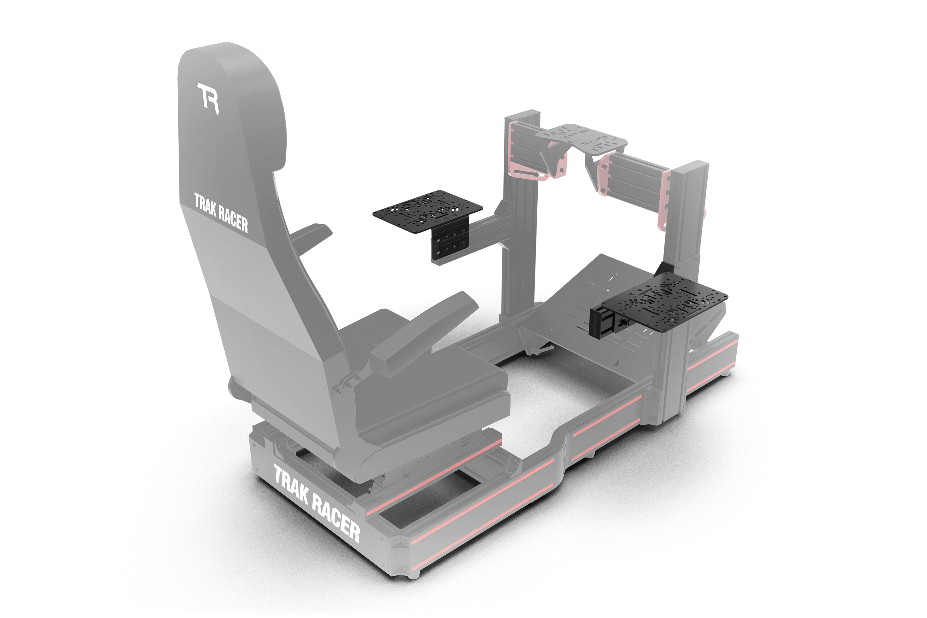 Flight Sim Control Mount Kit – 1 Side Support, 240mm, for Aluminium Cockpits