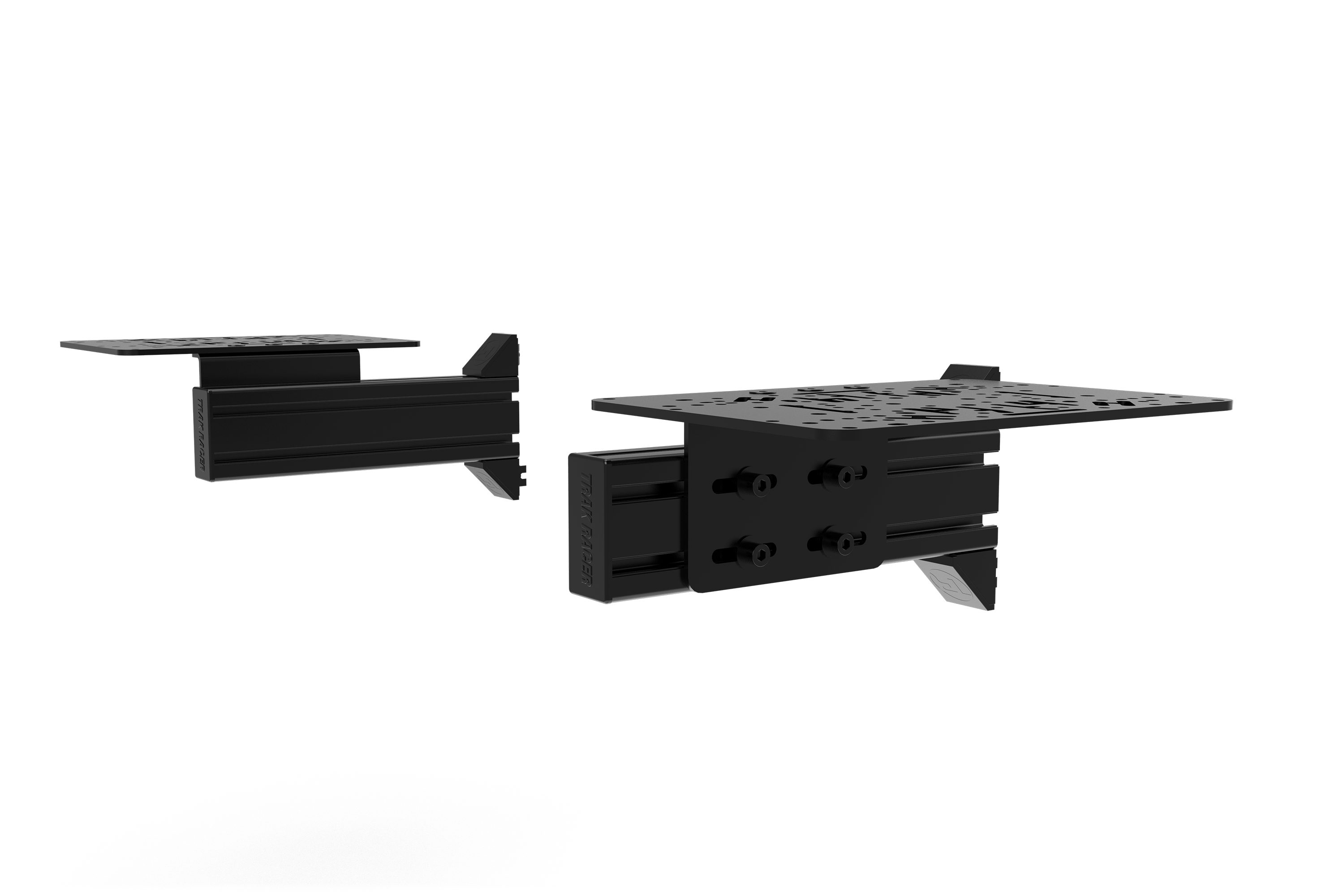 Flight Sim Control Mount Kit – 2 Side Supports, 240mm, for Aluminium Cockpits