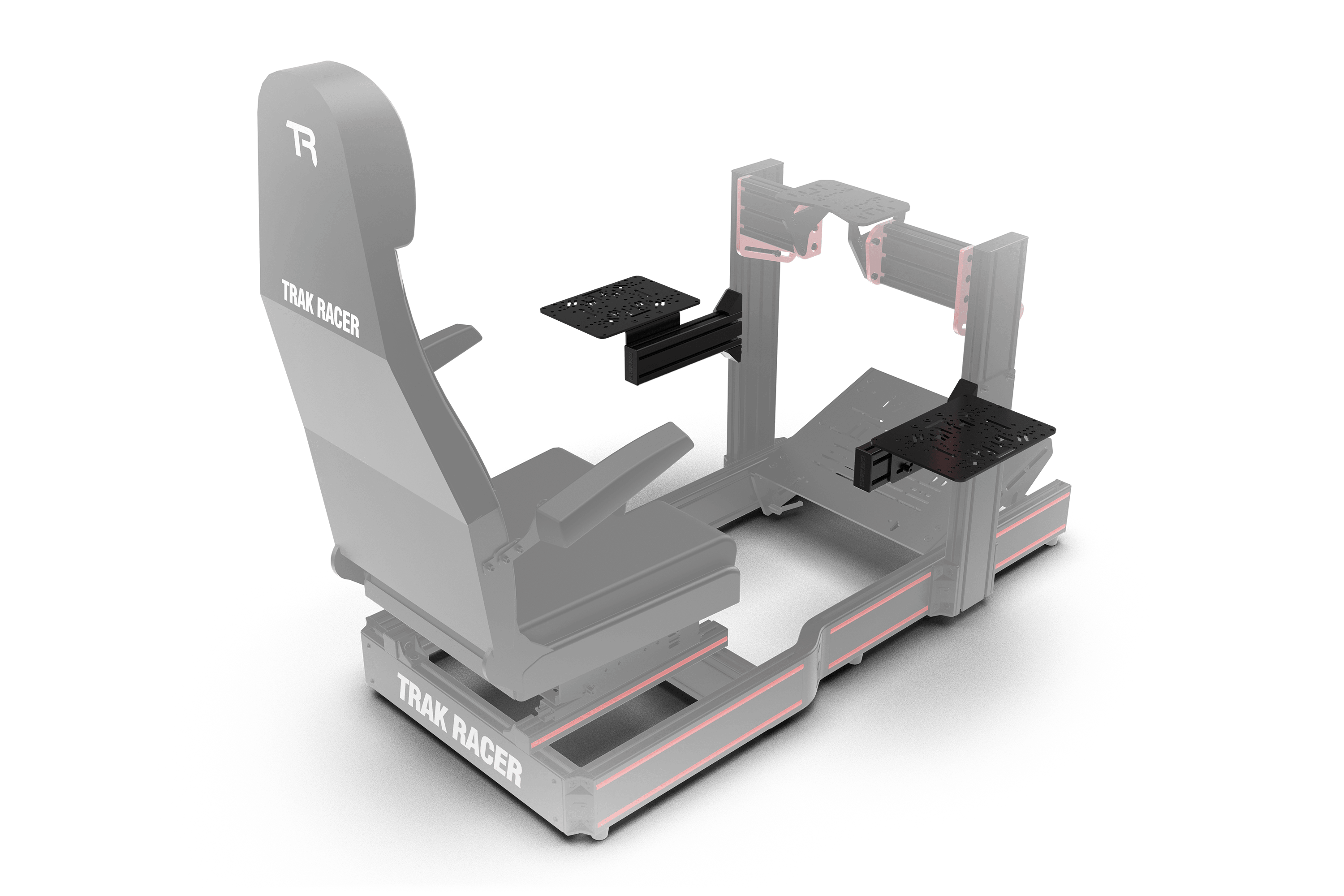 Flight Sim Control Mount Kit – 2 Side Supports, 240mm, for Aluminium Cockpits