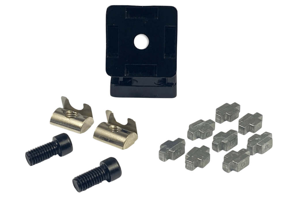 40x40mm (1.57" x 1.57") Flexible Pivot Joint Connector — For 8mm (0.31") Slot Aluminium Extrusion