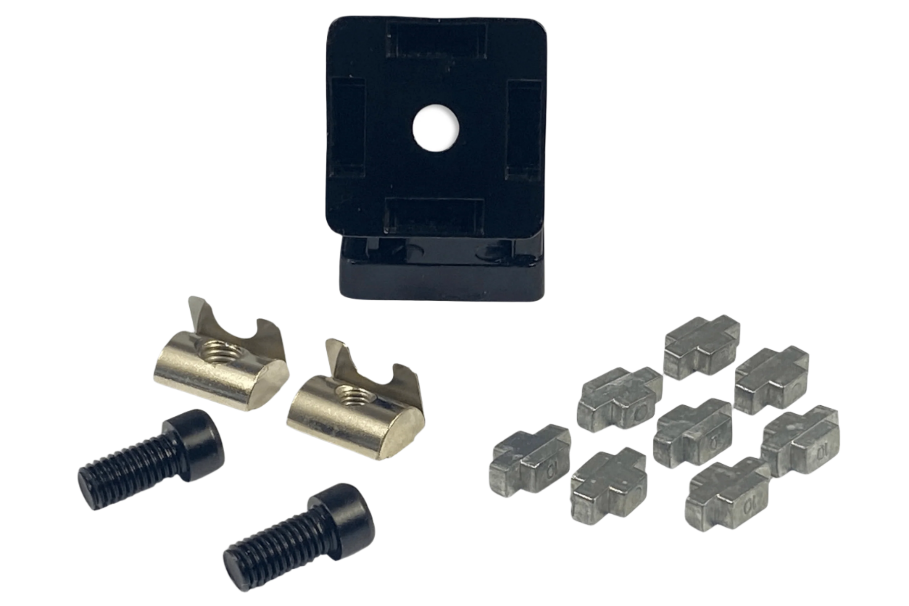 40x40mm (1.57" x 1.57") Flexible Pivot Joint Connector — For 8mm (0.31") Slot Aluminium Extrusion