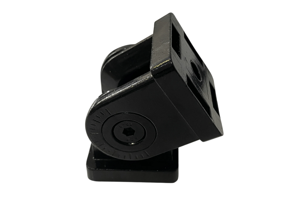 40x40mm (1.57" x 1.57") Flexible Pivot Joint Connector — For 8mm (0.31") Slot Aluminium Extrusion