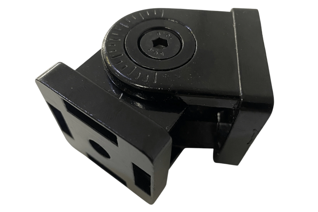 40x40mm (1.57" x 1.57") Flexible Pivot Joint Connector — For 8mm (0.31") Slot Aluminium Extrusion