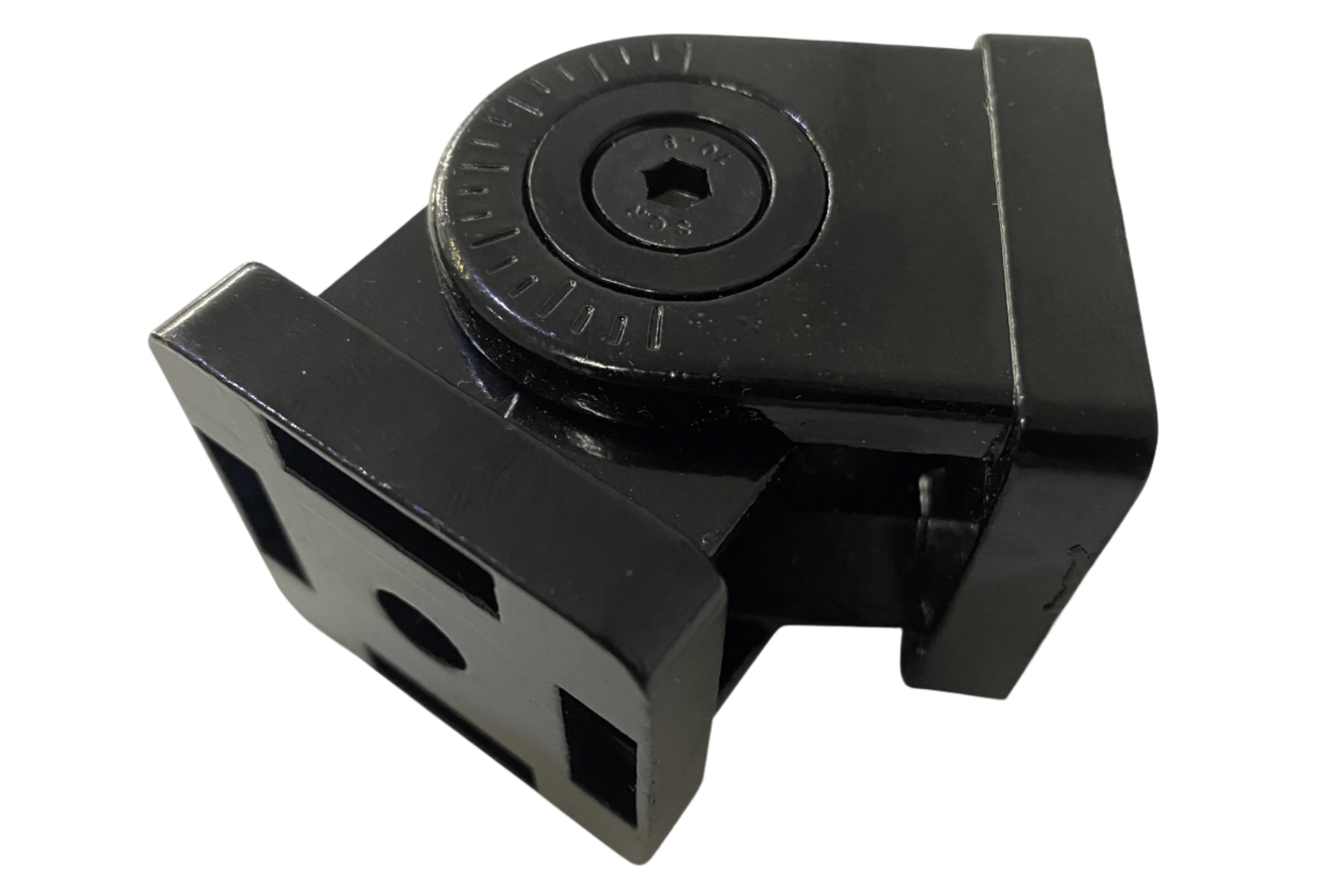 40x40mm (1.57" x 1.57") Flexible Pivot Joint Connector — For 8mm (0.31") Slot Aluminium Extrusion