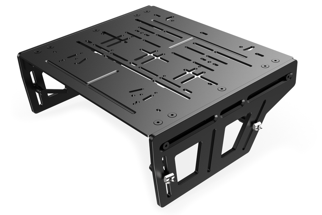 Universal Pedal Mount System with Pre-Drilled Pedal Plate