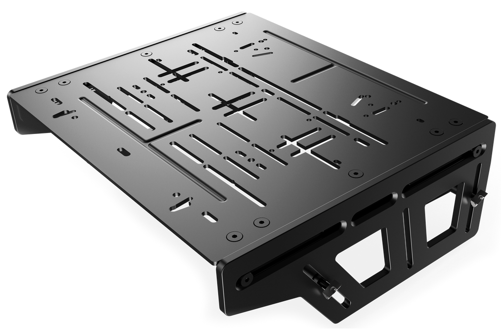 Universal Pedal Mount System with Pre-Drilled Pedal Plate