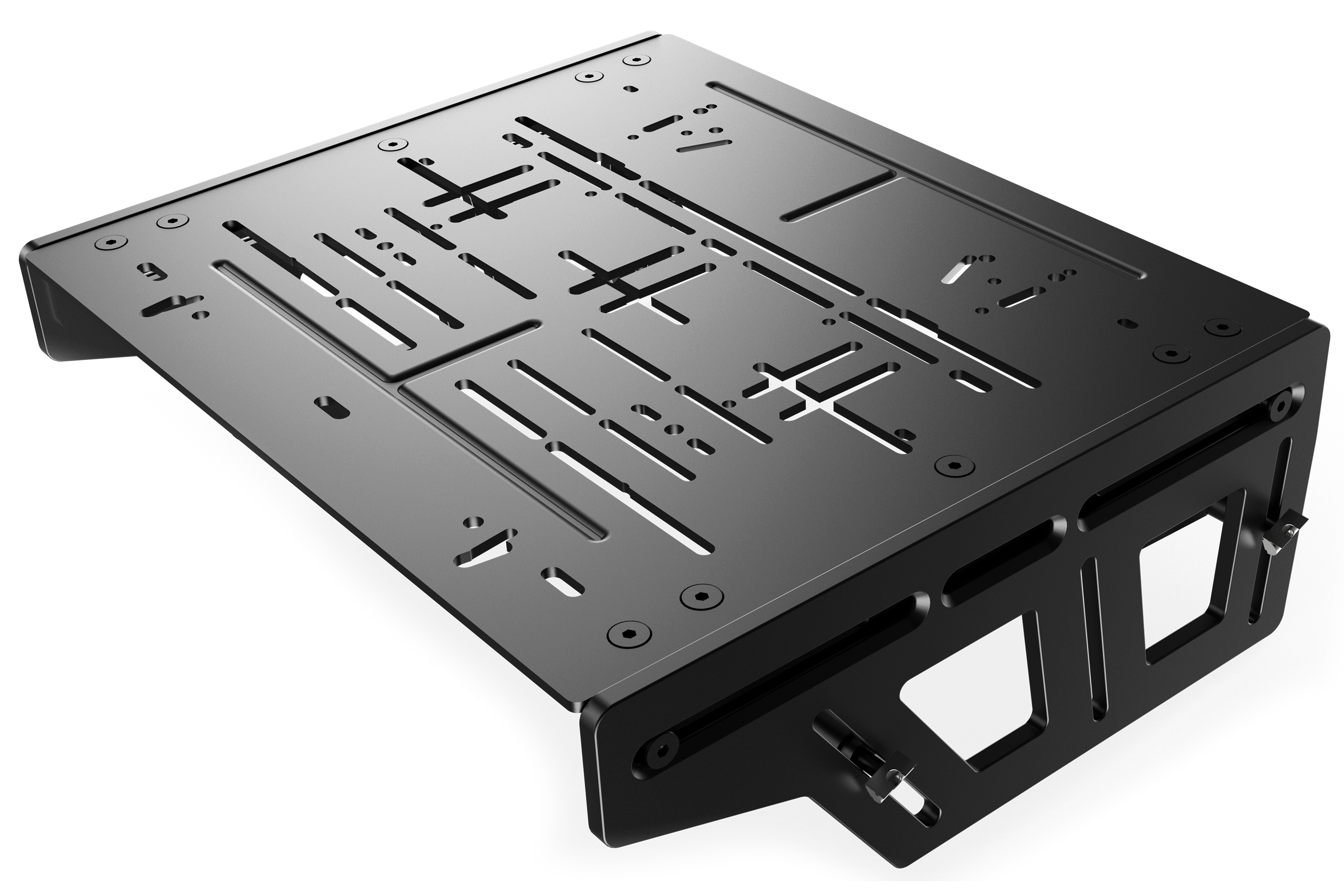 Universal Pedal Mount System with Pre-Drilled Pedal Plate