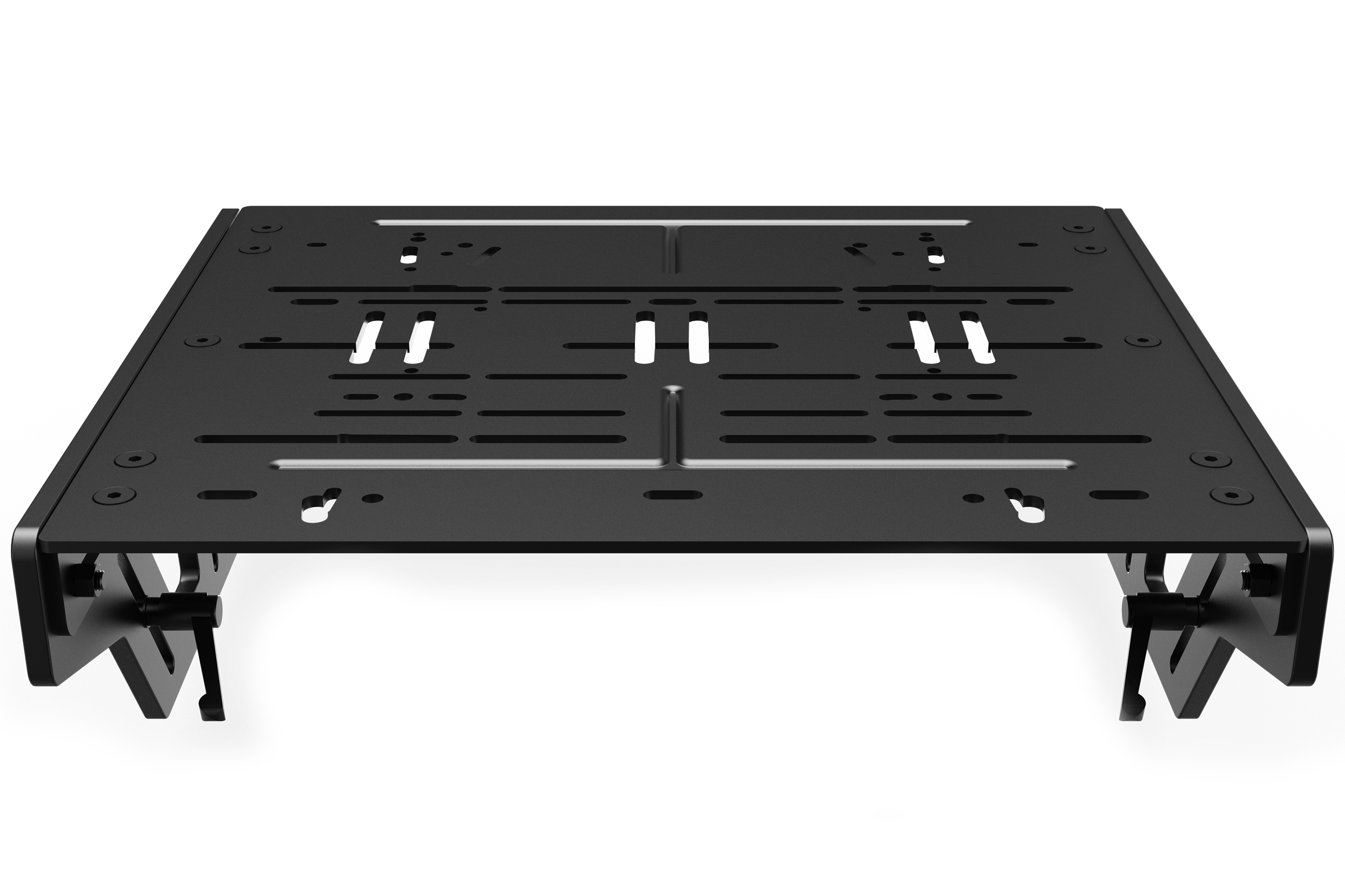Universal Pedal Mount System with Pre-Drilled Pedal Plate