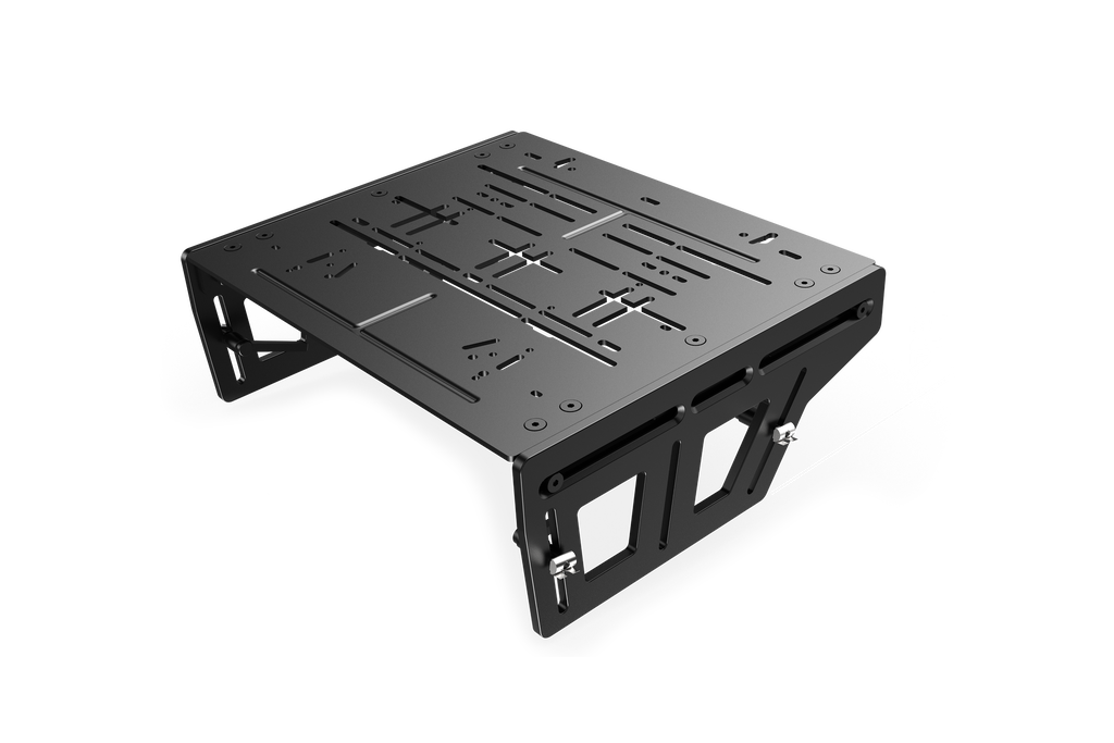 Universal Pedal Mount System with Pre-Drilled Pedal Plate