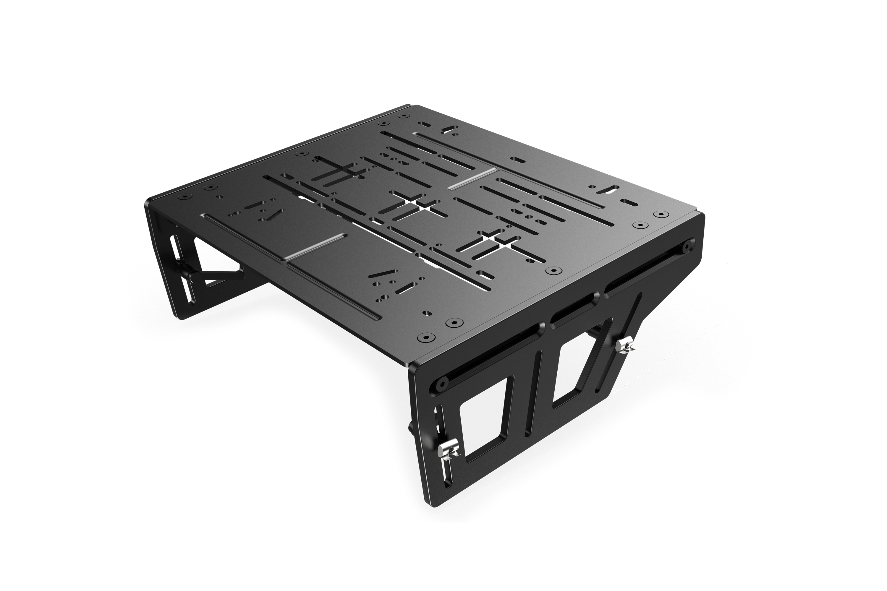 Universal Pedal Mount System with Pre-Drilled Pedal Plate