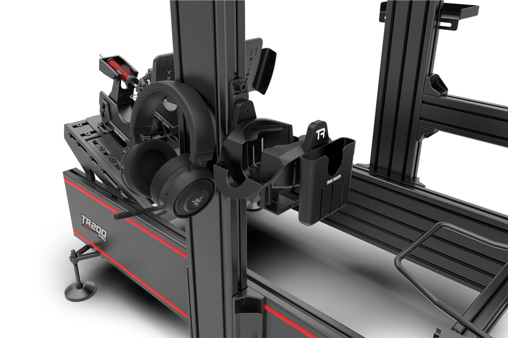 Universal VR Headset, Headphone, Drink, Phone & Tool Holder Cockpit Mount
