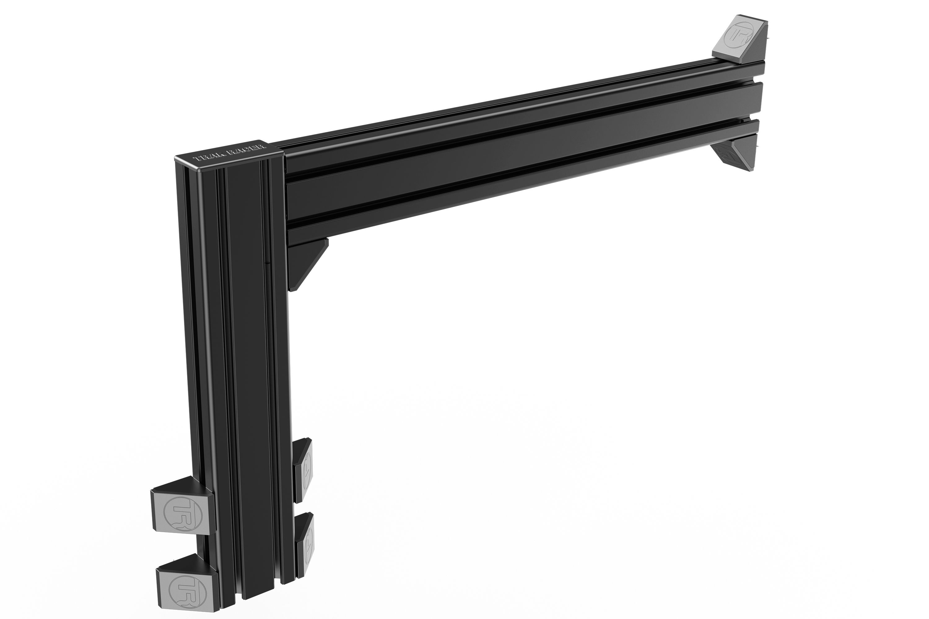 Flight Sim Control Mount Kit – 2 Side Supports, Adjustable 350mm, for Aluminium Cockpits