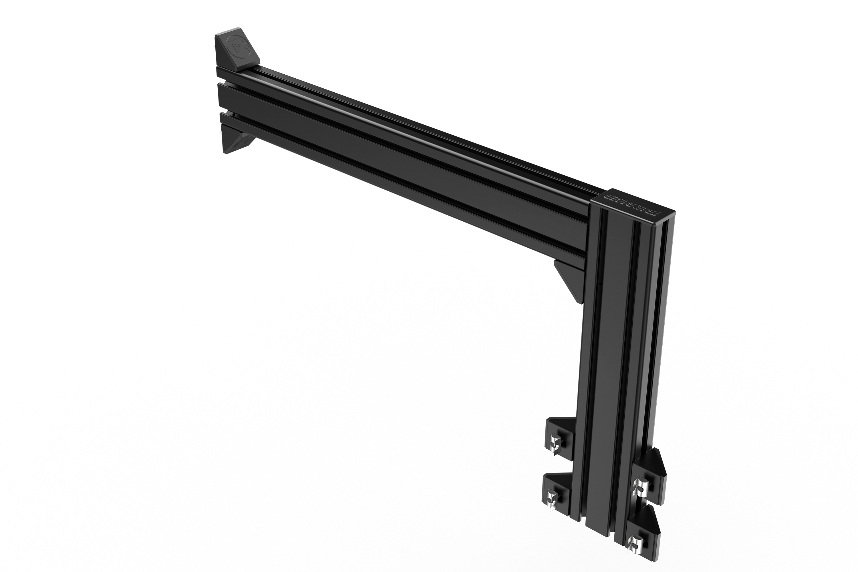 Flight Sim Control Mount Kit – 2 Side Supports, Adjustable 350mm, for Aluminium Cockpits