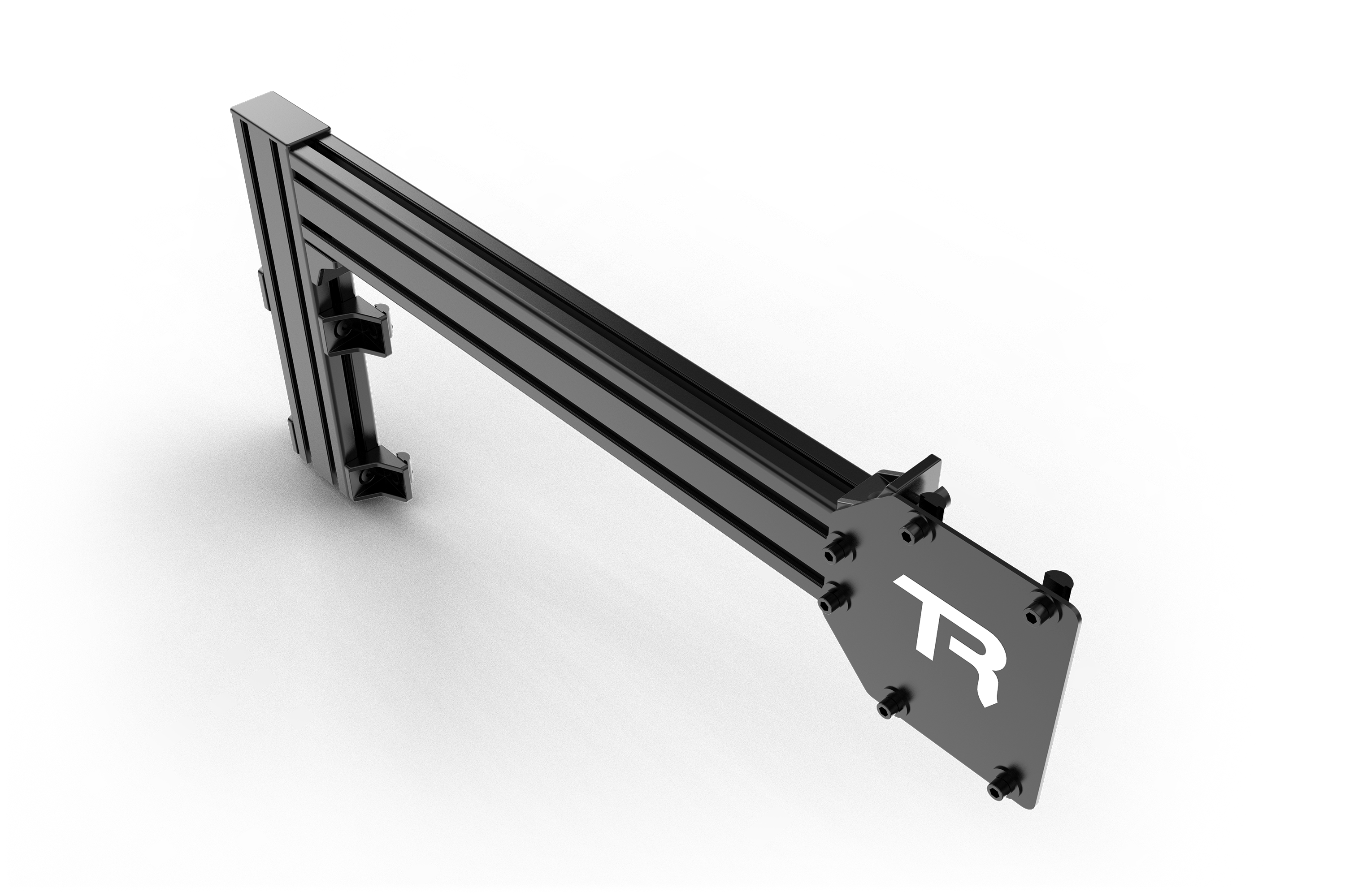 Universal Side Peripheral Mount with Brackets for Shifters, Handbrakes & Flight Sim Controls