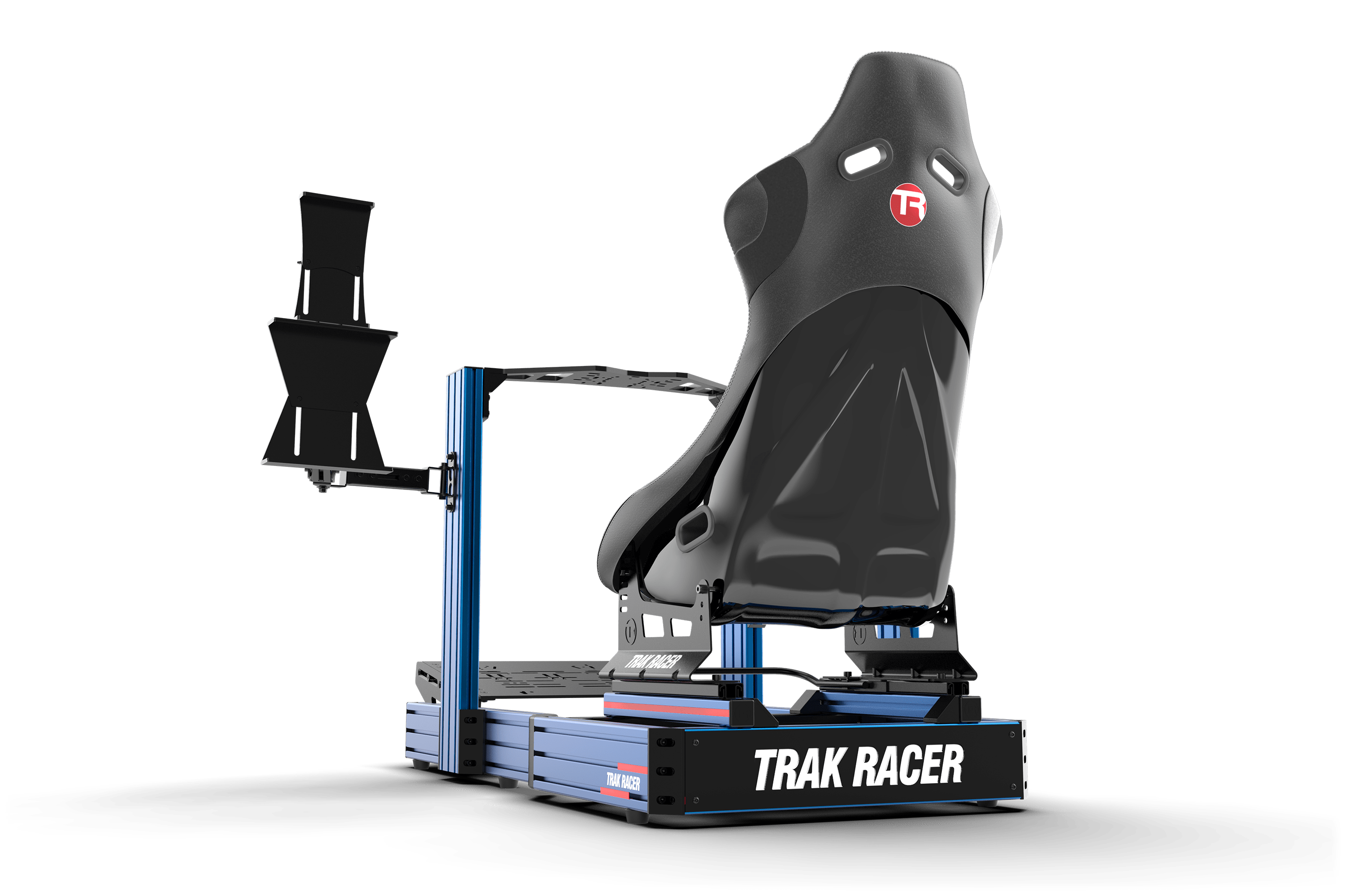 Tablet & Button Box Holder V2 — Universal Swivel Mount for Sim Racing & Flight Sim Rigs