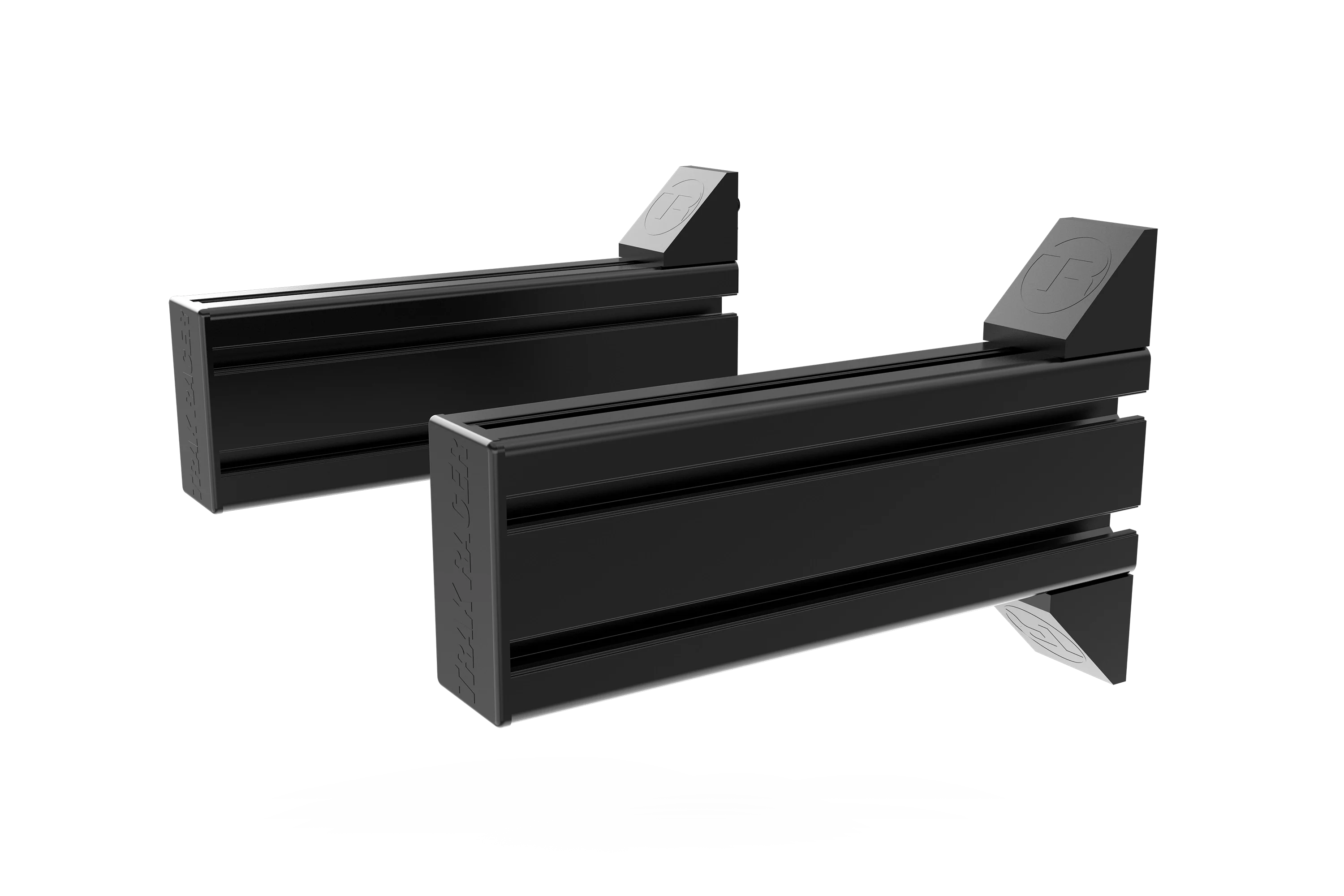 Set of 2 Universal Side Mount Supports — 240mm/9.45" (80x40mm / 3.15" x 1.57") for Sim Racing & Flight Sim Rigs