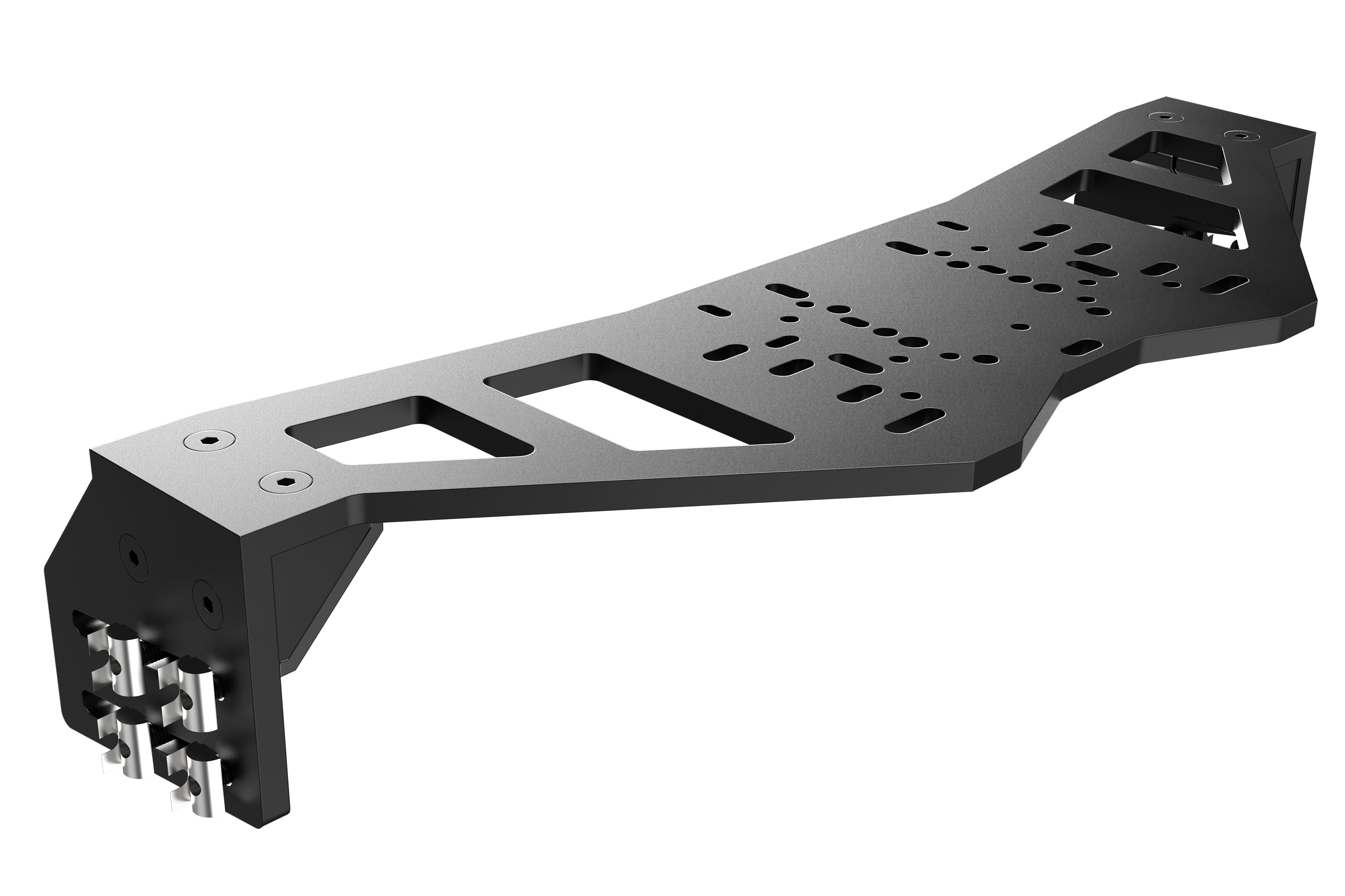 Universal Wheel Base Plate Deck with Full Slide and Angle Adjustment