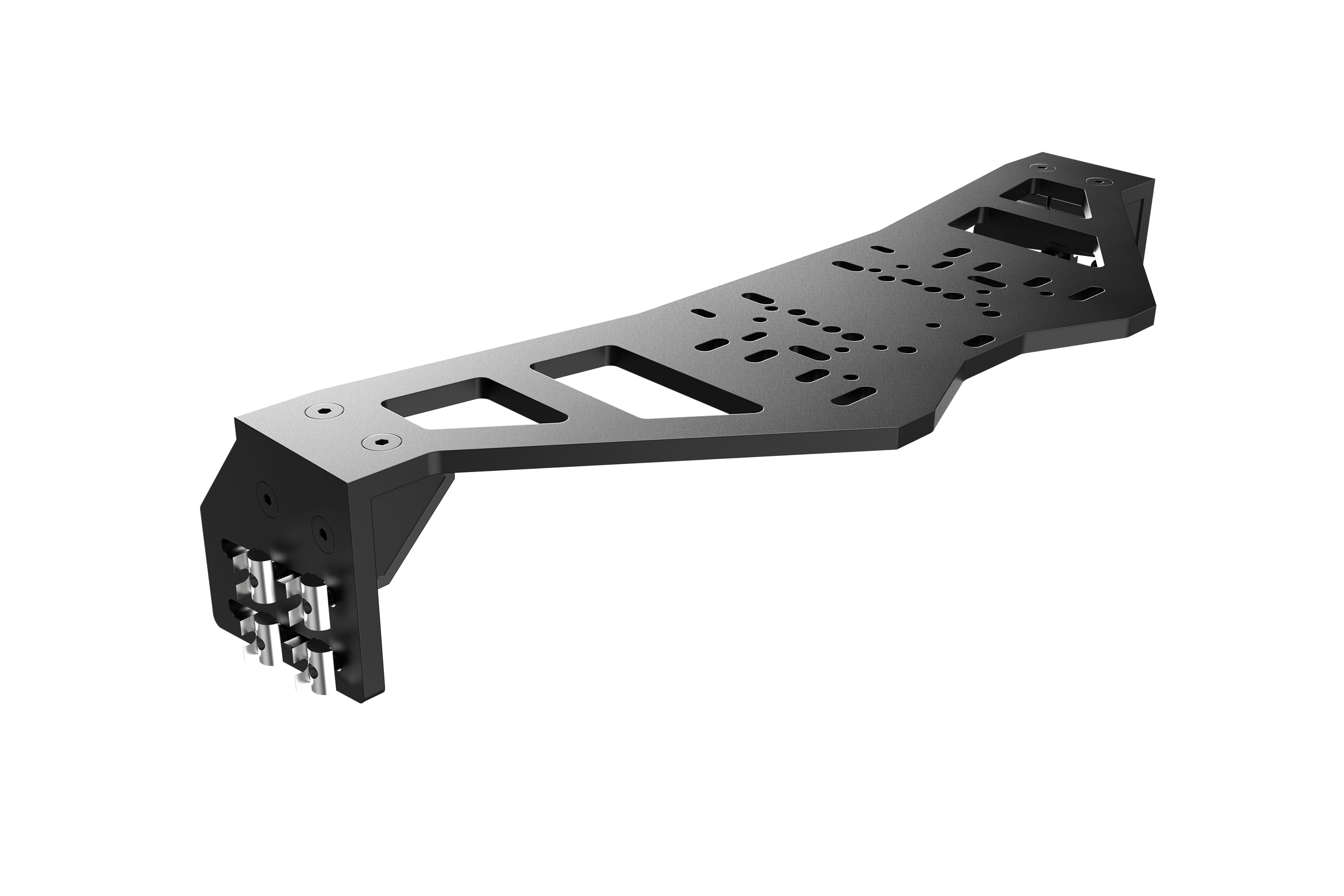 Universal Wheel Base Plate Deck with Full Slide and Angle Adjustment